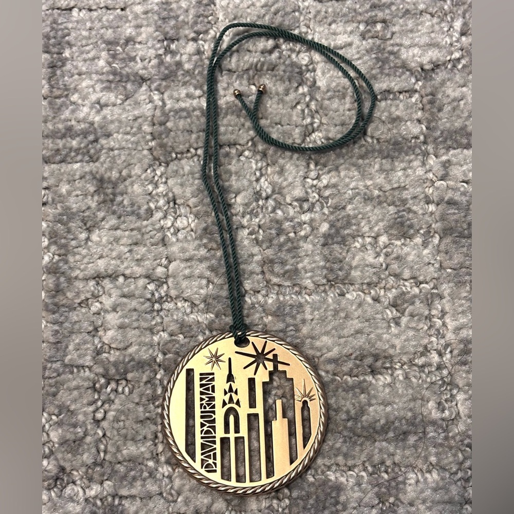 DAVID YURMAN NYC SKYLINE - Collectible Christmas Ornament Pendant 2024 New